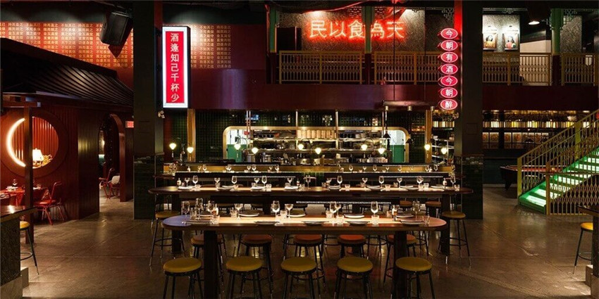 這個懷舊港風中式小酒館里有王家衛(wèi)的影子